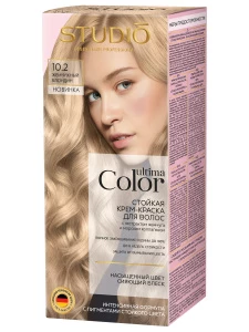 Studio Professional - Ultima Color Стойкая Крем-краска для волос, тон 10.2 жемчужный блондин