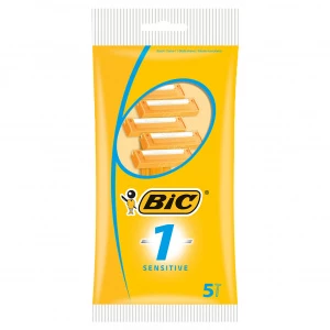 Bic - Станки для бритья 1 Sensitive одноразовые для чувствительной кожи 5шт