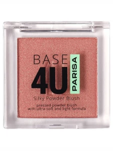 Parisa Cosmetics - Румяна для лица ультрамягкие невесомые Base 4U Silky Powder Blush, тон 01