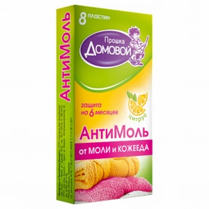 Домовой Прошка - Антимоль пластины Цитрус 8шт 