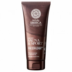 Natura Siberica - Men Sauna & Sport Гель для душа Увлажнение и свежесть 200мл