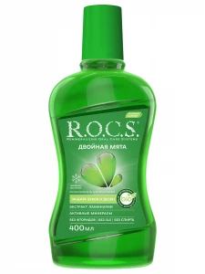 R.O.C.S. - Ополаскиватель для полости рта Двойная мята 400мл 