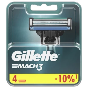 Gillette - Сменные кассеты Mach3 4шт