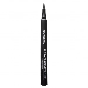 Seventeen - Подводка-фломастер для глаз Ultra Black Jet Liner черный