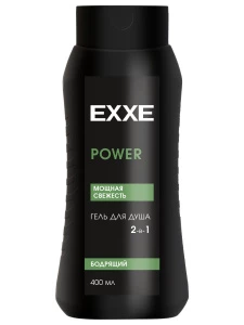 EXXE - Men Power Гель для душа 2в1 Бодрящий 400мл