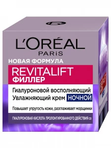 L'Oreal Paris - Revitalift Филлер Антивозрастной Крем для лица и шеи Ночной против морщин 50мл