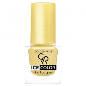 Golden Rose - Лак для ногтей Ice Color mini, тон 158 египетское золото