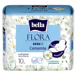 Bella - Прокладки Flora с экстрактом ромашки 10шт 