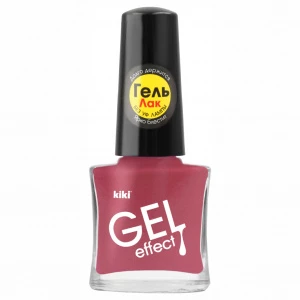 Kiki - Лак для ногтей Gel Effect, тон 070 темно-розовый щербет