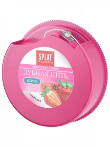 Splat - Professional DentalFloss Зубная нить Клубника 30м 
