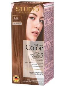 Studio Professional - Ultima Color Стойкая Крем-краска для волос, тон 8.28 бежевый светло-русый
