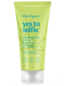 Miss Organic - Маска для лица Освежающая против акне и несовершенств Yes to Selfie 50мл 