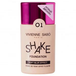 Vivienne Sabo - Тональный крем с натуральным блюр эффектом Shakefoundation, тон 01 светло-бежевый