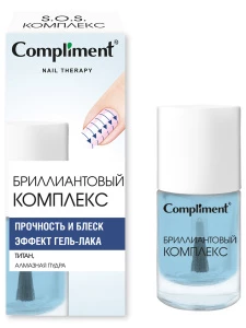 Compliment - Nail therapy Средство по уходу за ногтями Бриллиантовый восстанавливающий комплекс 10мл