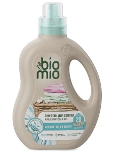 BioMio - Bio-Laundry Экологичный универсальный Гель для стирки белого и цветного белья 900мл