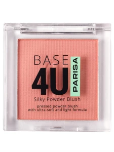 Parisa Cosmetics - Румяна для лица ультрамягкие невесомые Base 4U Silky Powder Blush, тон 02