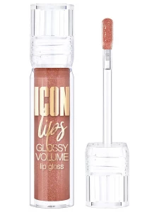 LuxVisage - Блеск для губ Icon Lips Glossy Volume с эффектом объема, тон 506 caramel beige