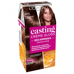 L'Oreal Paris - Casting Creme Gloss Краска-уход, тон 415 морозный каштан