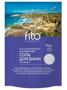 Fito косметик - Соль для ванн магниевая восстанавливающая Английская 500г дой-пак