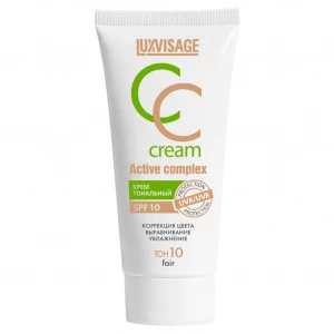 LuxVisage - Тональный крем CC Active complex SPF10, тон 10 fair