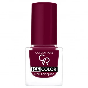Golden Rose - Лак для ногтей Ice Color mini, тон 143 горький шоколад