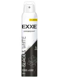 EXXE - Дезодорант спрей женский Черное и белое Black & White 200мл 