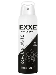 EXXE - Дезодорант спрей женский Черное и белое Black & White 150мл