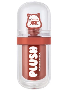 Beauty Bomb - Помада для губ муссовая Plush, тон 02 teddy bear / кирпичный красный