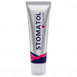 Stomatol - Зубная паста для защиты от зубного камня 4 Charcoal 30г