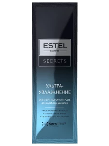 Estel - Secrets Филлер-гидроконтроль для ослабленных волос Ультра-увлажнение 5мл саше