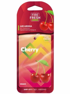Fire Fresh - Ароматизатор картонный Air Aroma AMP-011 Cherry/ Вишня