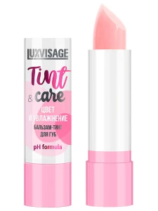 LuxVisage - Бальзам-тинт для губ Tint & Care pH Formula, тон 01 rose