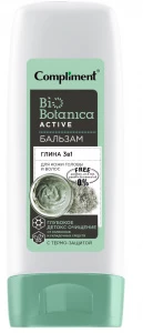 Compliment - Biobotanica active Бальзам Глина 3в1 для кожи головы и волос 200мл