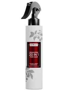 Semily - Крем-спрей для волос 20в1 несмываемый Almond, Cherry, Sandalwood 200мл