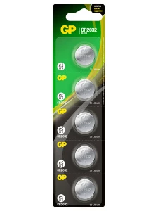 GP Batteries - Литиевые дисковые батарейки CR2032 5шт