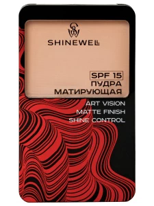 SHINEWELL - Пудра Powder Art Vision SPF15, тон 03 натурально-бежевый