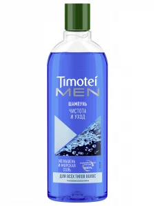 Timotei - Men Шампунь Чистота и уход для всех типов волос с женьшенем и морсокй солью 400мл