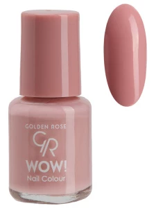Golden Rose - Лак для ногтей WOW, тон 012 розово-бежевая эмаль
