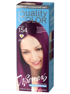 Estel - Quality Color Гель-краска для волос Цветель, тон 154 божоле