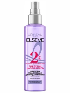 L'Oreal Paris - Elseve Сыворотка увлажняющая для придания объема Гиалурон Наполнитель для обезвоженных и тонких волос с гиалуроновой кислотой 150мл