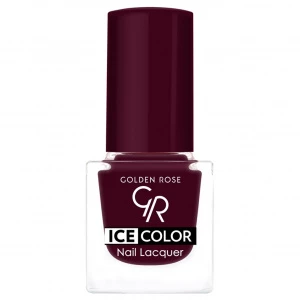 Golden Rose - Лак для ногтей Ice Color mini, тон 129 черный лебедь