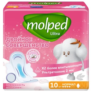 Molped - Прокладки гигиенические Ultra Normal 10шт