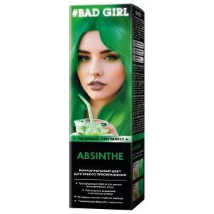 Bad Girl - Оттеночное средство для волос Absinthe (неоновый зеленый) 