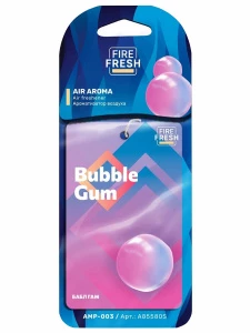 Fire Fresh - Ароматизатор картонный Air Aroma AMP-003 Bubble Gum/ Бабл Гам