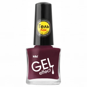 Kiki - Лак для ногтей Gel Effect, тон 020 бургундский
