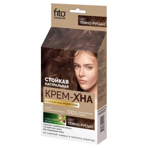 Fito косметик - Крем-Хна Индийская в готовом виде Темно-русый 50мл