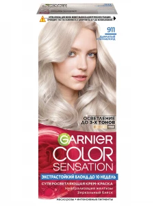Garnier - Роскошь цвета Крем-краска для волос, тон 911 дымчатый ультраблонд