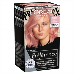 L'Oreal Paris - Preference Яркость цвета Стойкая краска для волос, тон 9.213 розовое золото, Мелроуз
