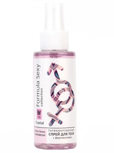Formula Sexy - Спрей для тела парфюмированный с феромонами Formula Sexy Crystal W118 100мл