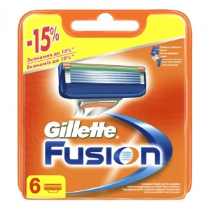 Gillette - Сменные кассеты Fusion 6шт 